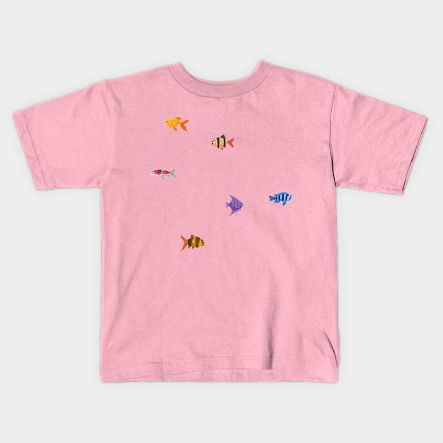 Fish Tank Kids T-Shirt by madmonkey